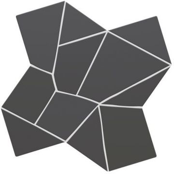 Керамогранит Wow (Вау) Trencadis Gaudi Basalt 25.5x25.5 см