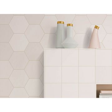 Керамогранит Wow (Вау) Hexa Six White 14x16 см