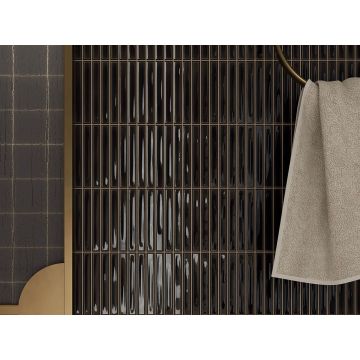 Керамическая плитка Wow (Вау) Sweet Bars Ebony 12,5x25 см