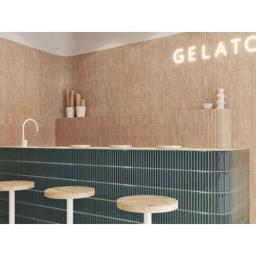 Керамическая плитка Wow (Вау) Sweet Bars Peacock Blue 12,5x25 см