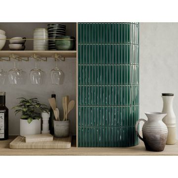 Керамическая плитка Wow (Вау) Sweet Bars Royal Green 12,5x25 см