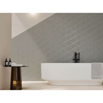 Керамическая плитка Wow (Вау) Spike Bars B Mineral Grey 15x25,9 см