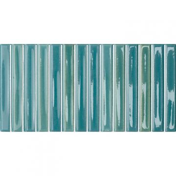 Настенная плитка Wow (Вау) Colour Notes Bars Azur 12,5x25 см
