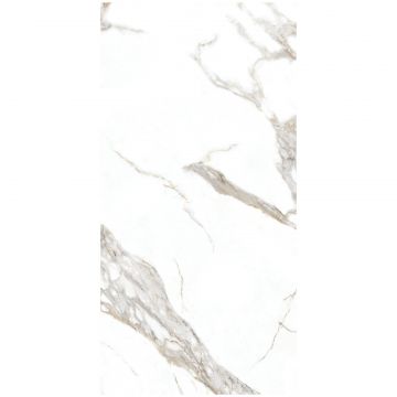 Керамогранит Голдис Тайл Carrera 120х60 см белый матовый глазурованный, White Rectified, Goldis Tile