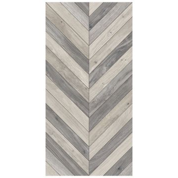 Керамогранит Голдис Тайл Alder Decor 120х60 см серый матовый, Gray Matt, Goldis Tile
