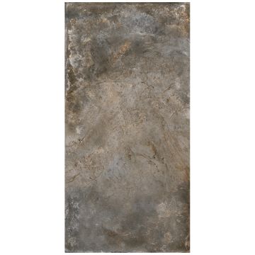 Керамогранит Голдис Тайл Galaxy 120х60 см коричневый матовый, Brown Rustic Rectified, Goldis Tile