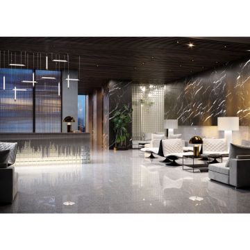 Керамогранит Pieza Ceramica (Пьеза Керамика) Marona Black матовый 60х120 см, MA006012N