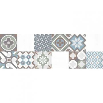 Керамогранит iTiles (Айтайлс) Charme Cristal Cementina Mix 20x60 см
