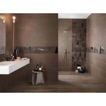 Керамическая плитка Fap Ceramiche (Фап Керамик) Mat&More Brown 25x75 см, f0VA