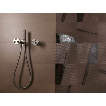 Керамическая плитка Fap Ceramiche (Фап Керамик) Mat&More Brown 25x75 см, f0VA