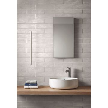 Керамогранит Settecento (Сетеченто) Swing Silver 7,5x30 см, CRV340