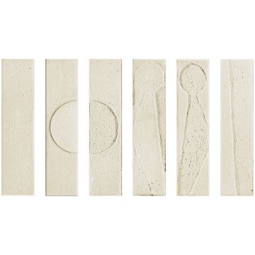 Керамогранит Settecento Koine Alphabet Gesso 10х20 см бежевый 118620