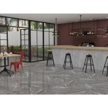 Керамогранит Concor (Конкор) Dark Grey High Glossy 60x120 см, 230107