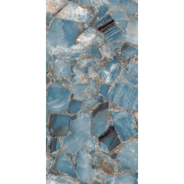 Керамогранит Seratonia (Сератониа) Aqua Stone Dark полированный 60x120 см