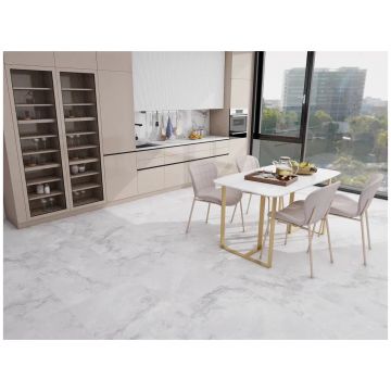 Керамогранит Дюна Onyx Silver 120х60 см серый, белый полированная RP-215923, Glossy, Duna