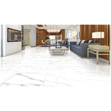 Керамогранит Дюна Statuario Fantastico 120х60 см белый ректификат RP-238267, Sugar, Duna