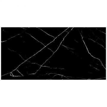 Керамогранит Дюна Nero Marquina 120х60 см черный ректификат RP-238571, Duna