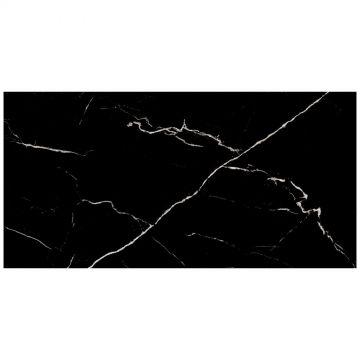 Керамогранит Дюна Nero Marquina 120х60 см черный ректификат RP-238571, Duna