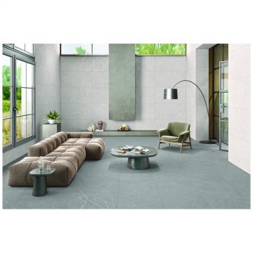 Керамогранит Дюна Elenta 120х60 см серый, бежевый ректификат, рельефная RP-238578, Ash Carving, Duna