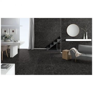 Керамогранит Дюна Ceppo Di Nero GHR 120х60 см черный ректификат RP-238601, Nero GHR, Duna