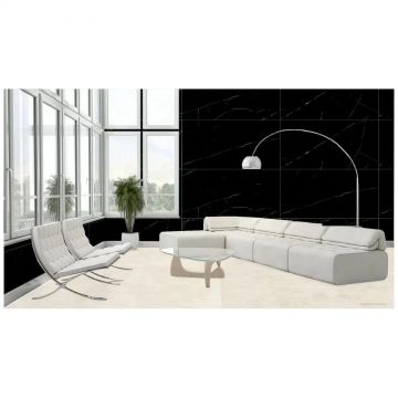 Керамогранит Дюна Delta 120х60 см черно-белый полированная 215919, Delta, Duna