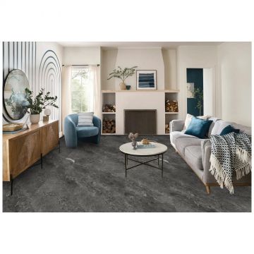 Керамогранит Дюна Shadestone 60х60 см черный ректификат RP-238592, Black Polish Sugar, Duna