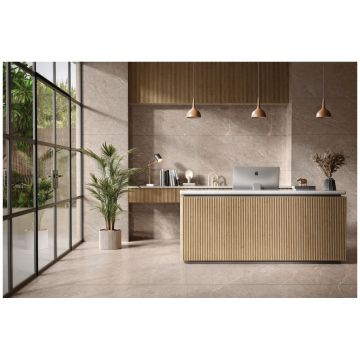 Керамогранит Дюна Flurry 120х60 см бежевый ректификат RP-258469, Taupe Carving, Duna