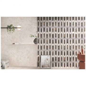 Керамогранит Дюна Gravelo 120х60 см бежевый ректификат, рельефная RP-238570, Beige Carving, Duna