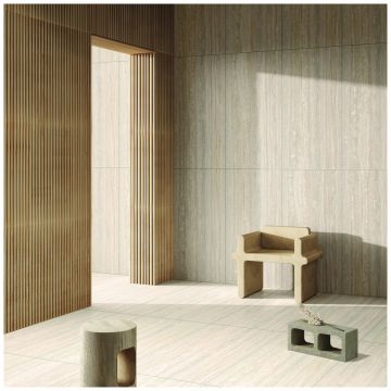 Керамогранит Дюна Travertine Stone 120х60 см бежевый ректификат RP-238575, 4D, Duna