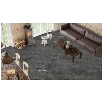 Керамогранит Дюна Shadestone 60х60 см черный ректификат RP-238591, Nero Polish Sugar, Duna