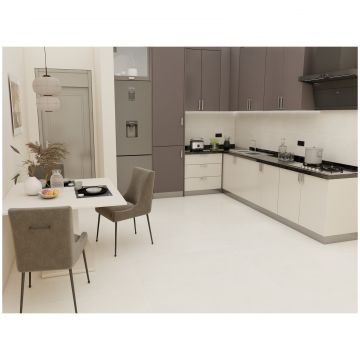Керамогранит Дюна Cemento 120х60 см белый ректификат, рельефная CE0L68M01, Blanco Carving, Duna
