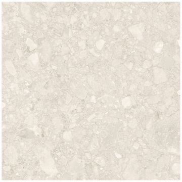 Керамогранит Дюна Terrazzo 60х60 см бежевый рельефная, ректификат TZ0H60M01, Clay Carving рельеф, Duna