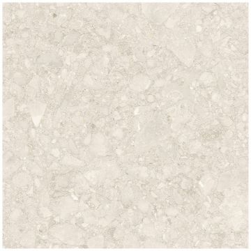 Керамогранит Дюна Terrazzo 60х60 см бежевый рельефная, ректификат TZ0H60M01, Clay Carving рельеф, Duna