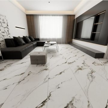 Керамогранит Planet Ceramics (Планет Керамикс) UKDD 47 золото полированный 60x120 см
