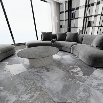 Керамогранит Planet Ceramics (Планет Керамикс) UKSE 12 золото полированный 60x120 см