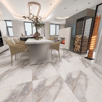 Керамогранит Planet Ceramics (Планет Керамикс) UKSL 704 золото полированный 60x120 см
