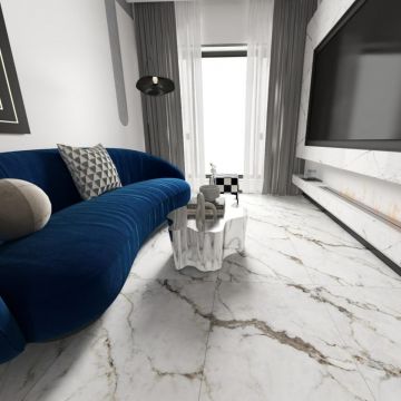 Керамогранит Planet Ceramics (Планет Керамикс) UKSL 2599 золото полированный 60x120 см