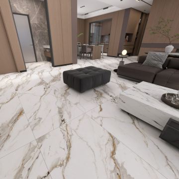 Керамогранит Planet Ceramics (Планет Керамикс) UKW 003 золото полированный 60x120 см