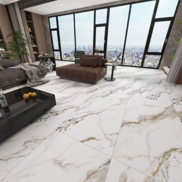 Керамогранит Planet Ceramics (Планет Керамикс) UKW 003 золото полированный 60x120 см