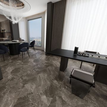 Керамогранит Planet Ceramics (Планет Керамикс) UKDD 35 золото полированный 60x120 см