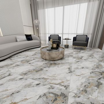 Керамогранит Planet Ceramics (Планет Керамикс) UK-841 золото полированный 80х80 см