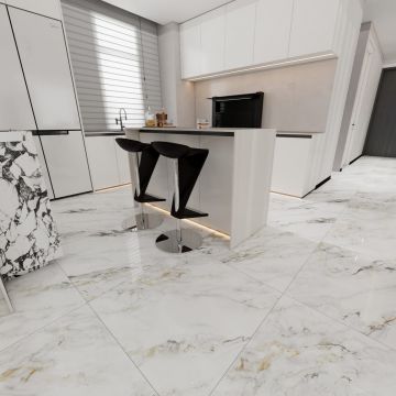 Керамогранит Planet Ceramics (Планет Керамикс) UKP-574 золото полированный 80х80 см