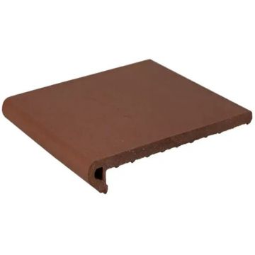 Ступень клинкерная Albottega (Альботтега) фронтальная флорентинер Скала Вишня 32х33х1.4 см (4 шт/уп)