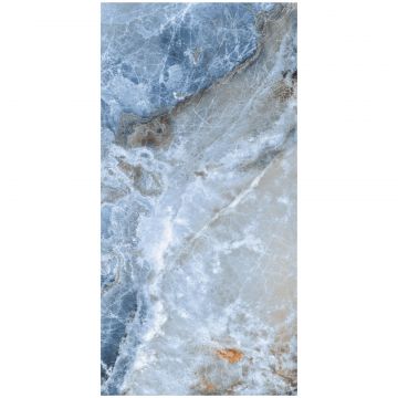 Керамогранит Albottega Glamour Onice Blue Lap Ret 60х120 см голубой лаппатированная B71114