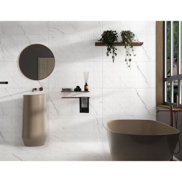 Керамогранит Arcadia Ceramica (Аркадиа Керамика) Coralina White Decor 60х120 см, CP4003-D