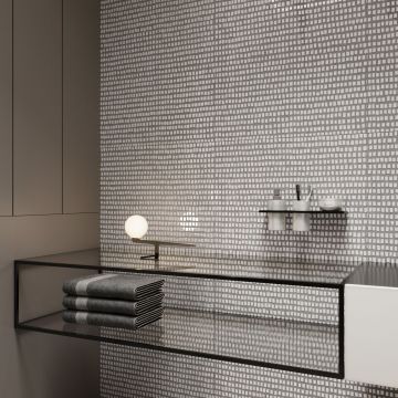Керамогранит Arcadia Ceramica (Аркадиа Керамика) Bierzo Bisazza White Glue Art 60х120 см, GL1002-A