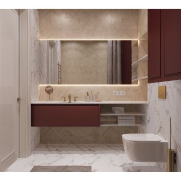 Керамогранит Arcadia Ceramica (Аркадиа Керамика) Rockwood Crema 60х120 см, RT7012-P