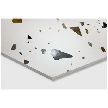 Керамогранит Аркадиа Керамика Terazzo Blanco 120x60 см GI8013-A, Arcadia Ceramica