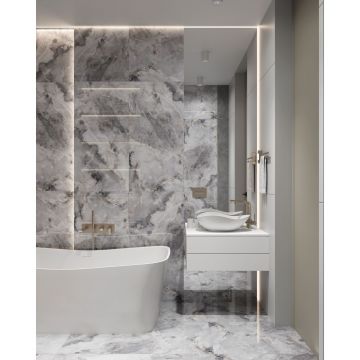 Керамогранит Arcadia Ceramica (Аркадиа Керамика) Invisible Onyx Grey 60х120 см, FP1026-A