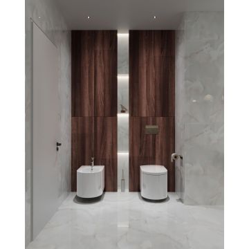 Керамогранит Arcadia Ceramica (Аркадиа Керамика) Onyx White Cloud 60х120 см, FP1027-A